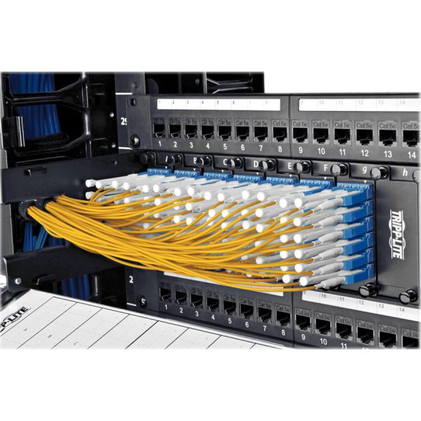 Eaton Tripp Lite Series Duplex Singlemode 9/125 Fiber Patch Cable (LC/LC), Push/Pull Tabs, 3 m (10 ft.) - Image 2
