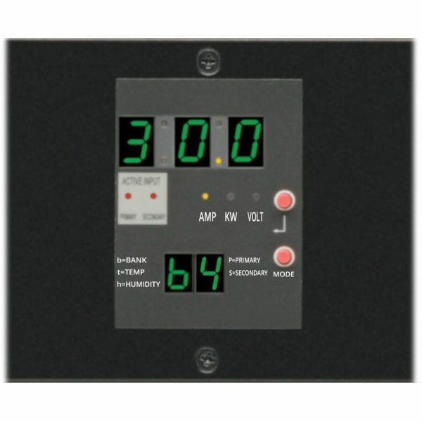 Eaton Tripp Lite Series 5.8kW Single-Phase Switched Automatic Transfer Switch PDU, Two 200-240V L6-30P Inputs, 16-C13 2-C19 & 1 L6-30R Outlet, 2U, TAA - Image 2