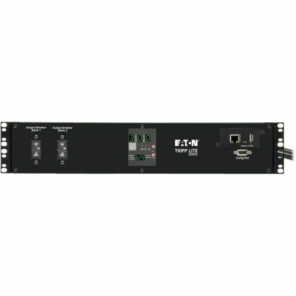 Eaton Tripp Lite Series 5.8kW Single-Phase Switched Automatic Transfer Switch PDU, Two 200-240V L6-30P Inputs, 16-C13 2-C19 & 1 L6-30R Outlet, 2U, TAA - Image 6