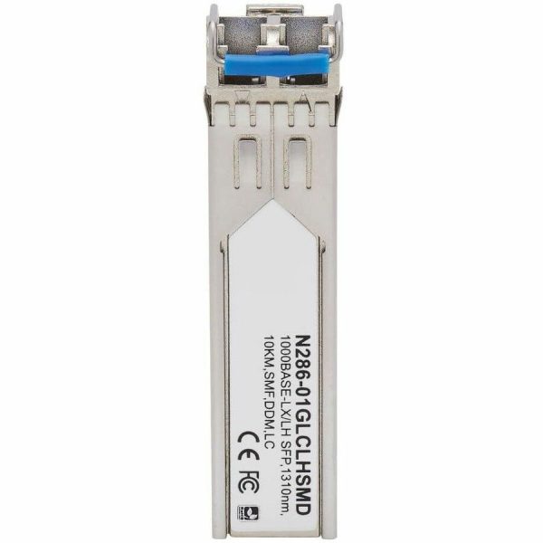 Eaton Tripp Lite Series Cisco-Compatible GLC-LH-SMD SFP Transceiver - 10/100/1000Base-LX/LH, DDM, Singlemode LC, 1310 nm, 10 km - Image 6