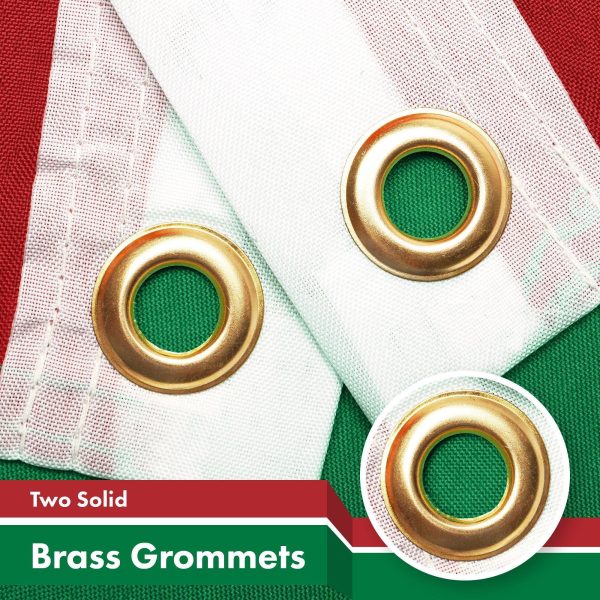 G128 2 Pack: United Arab Emirates Emirati Flag | 3x5 Ft | Printed 150D Polyester - Indoor/Outdoor, Vibrant Colors, Brass Grommets, Quality Polyester, Much Thicker More Durable Than 100D 75D Polyester - Image 2