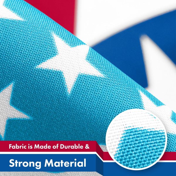 G128 2 Pack: Missouri MO State Flag | 3x5 Ft | Printed 150D Polyester - Indoor/Outdoor, Vibrant Colors, Brass Grommets, Quality Polyester, Much Thicker More Durable Than 100D 75D Polyester - Image 4