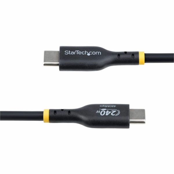 StarTech.com 3ft USB-C Charging Cable, USB-IF Certified USB C Cable, 240W PD EPR, USB 2.0 Type-C Laptop Charger Cord, TPE Jacket, M/M - Image 4