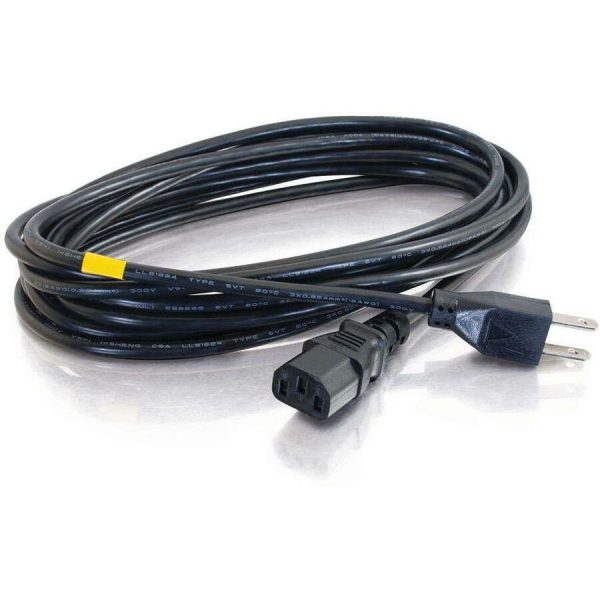 C2G 4ft Universal Power Cord - 16 AWG - NEMA 5-15P to IEC320C13 - Image 2