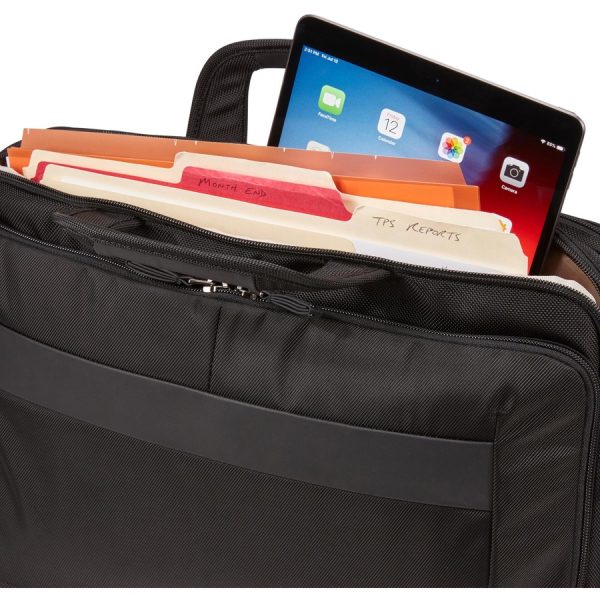Case Logic NOTIA-116 Carrying Case (Briefcase) for 15.6" Notebook - Black - Image 4