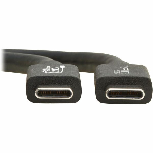 Eaton Tripp Lite series USB4 40Gbps Cable (M/M) - USB-C, 8K 60 Hz, 240W PD Charging, Black, 1.2 m (4 ft.) - Image 3