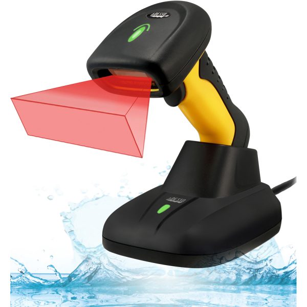 Adesso NuScan 5200TR - 2.4GHz RF Wireless Antimicrobial & Waterproof 2D Barcode Scanner - Image 4