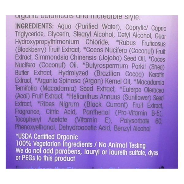 Giovanni Hair Care Products Conditioner - 2chic - Ultra Repair - Blackberry and Coconut Milk - 8.5 oz - Image 2