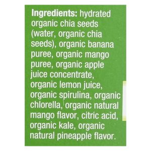Mamma Chia Squeeze Vitality Snack - Green Magic - Case of 6 - 3.5 oz.