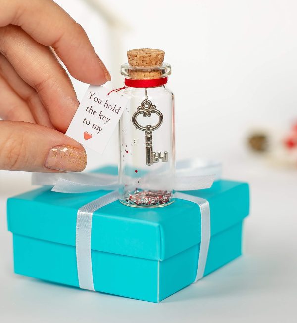 Valentine's Day Gifts for Him and Her   Romantic Present for Boyfriend or Girlfriend   Personalized Anniversary Gift for Wife and Girlfriend (You Hold the Key to My Heart) - Image 5