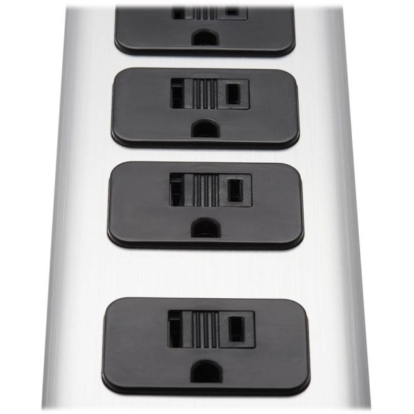 Eaton Tripp Lite Series 5-Outlet Surge Protector with 1 USB-A and 1 USB-C (3.9A Shared) - 6 ft. Cord, 2100 Joules, Metal Housing - Image 6