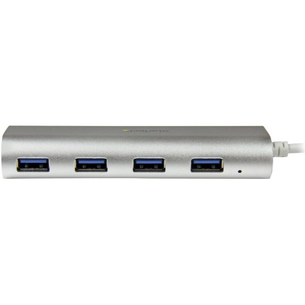 StarTech.com 4-Port USB Hub, USB A to 4x USB-A Ports, USB 5Gbps, Bus-Powered, Portable Laptop USB 3.0 Hub - Image 3