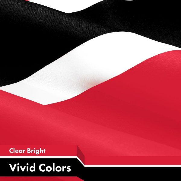 G128 Trinidad and Tobago Flag | 3x5 Ft | LiteWeave Pro Series Printed 150D Polyester | Country Flag, Indoor/Outdoor, Vibrant Colors, Brass Grommets, Thicker and More Durable Than 100D 75D Polyester - Image 3
