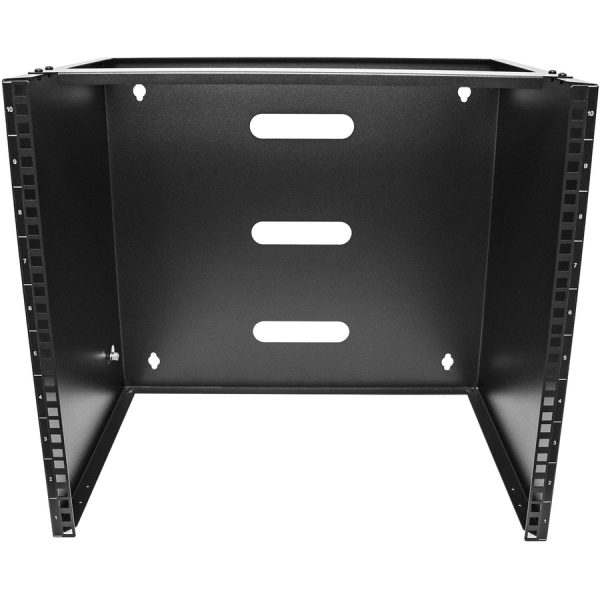 StarTech.com 10U Wall Mount Rack, 14in Deep, 19 inch Wall Mount Network Rack, Wall Mounting Patch Panel Bracket for Switch/IT Equipment - Image 2
