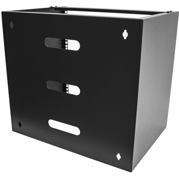 StarTech.com 10U Wall Mount Rack, 14in Deep, 19 inch Wall Mount Network Rack, Wall Mounting Patch Panel Bracket for Switch/IT Equipment - Image 3