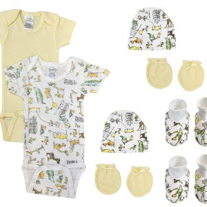 Unisex Newborn Baby 8 Pc  Sets Nc_0562