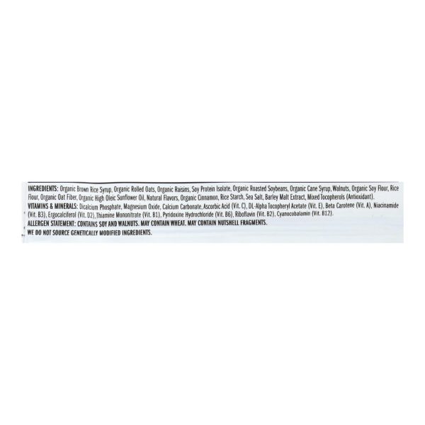 Clif Bar - Organic Oat Raisin Walnut - Case of 12 - 2.4 oz - Image 2