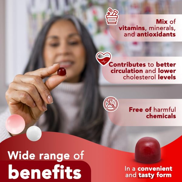 Extreme Beetroot Formula & COQ10 100mg with Grape Seed Extract for Circulation Energy & Flow 1500mg Beet Root Gummies Extract Gluten Free 60 - Image 4