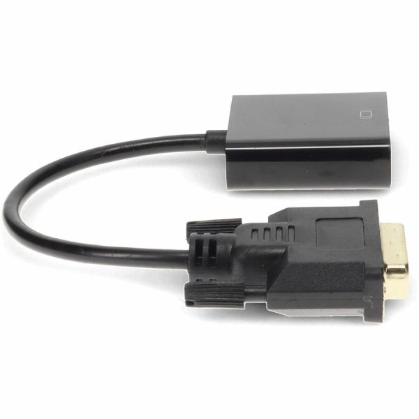 5PK DVI-D Single Link (18+1 pin) Male to VGA Female Black Active Adapters For Resolution Up to 1920x1200 (WUXGA) - Image 6