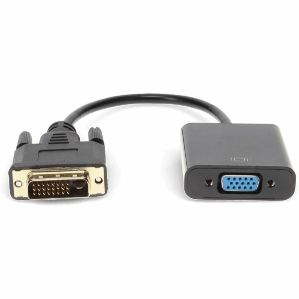 5PK DVI-D Single Link (18+1 pin) Male to VGA Female Black Active Adapters For Resolution Up to 1920x1200 (WUXGA) - Image 8