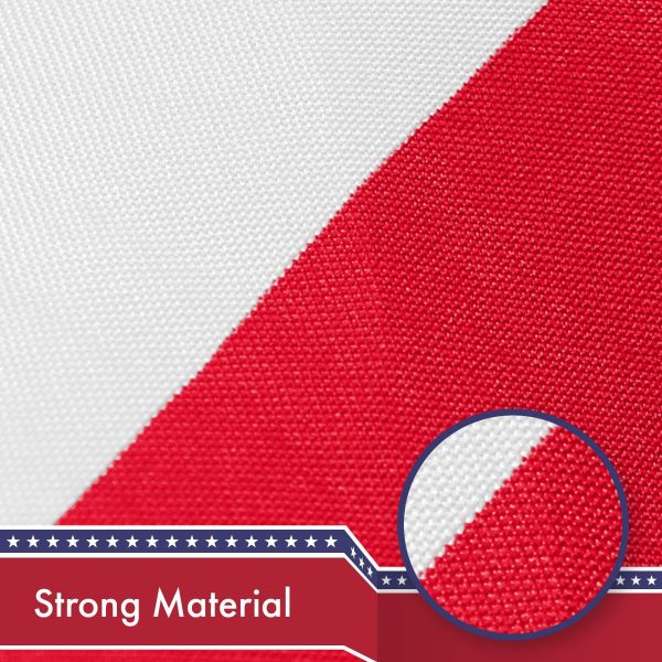 G128 Washington DC City Flag | 3x5 feet | Printed 150D Quality Polyester - Image 4