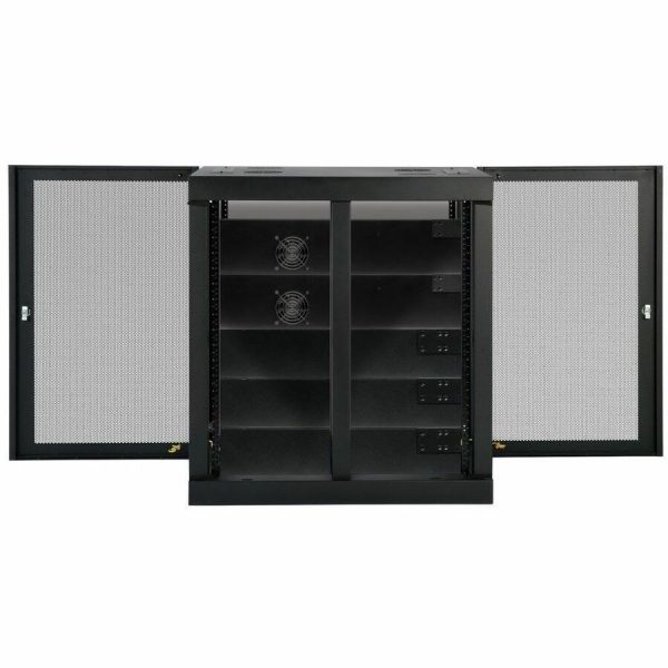 Eaton Tripp Lite Series SmartRack 18U Heavy-Duty Low-Profile Server-Depth Side-Mount Wall-Mount Rack Enclosure Cabinet - Image 6