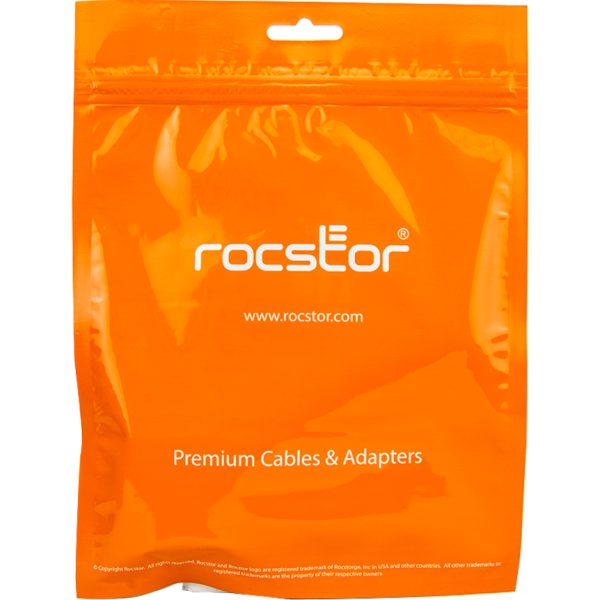 Rocstor Premium Slim 3.5mm Stereo Audio Cable 10 ft - M/M - Mini-phone Male Stereo Audio - Mini-phone Male Stereo Audio Male to Male- 2m - Black - For Smartphone, Mobile Phones, iPhone (with Headphone Jack), iPod AND MP3 PLAYER - Image 5