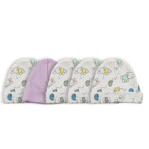 Girls Baby Cap (pack Of 5) Ls_0521