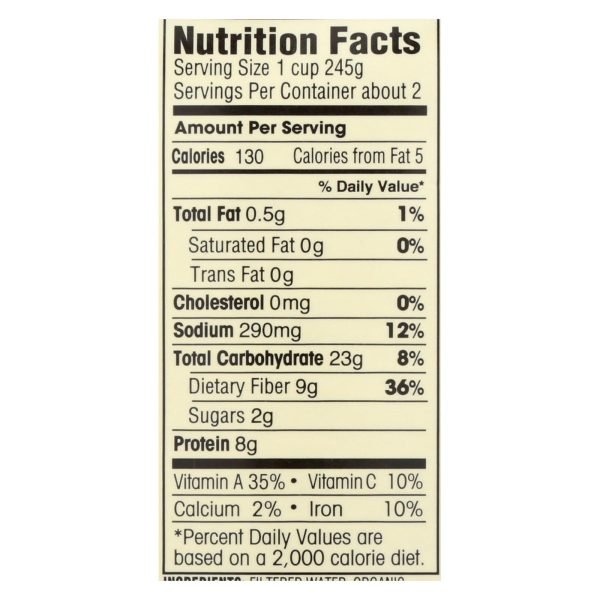 Dr. McDougall's Organic French Lentil Lower Sodium Soup - Case of 6 - 17.6 oz. - Image 2