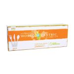World Centric Assorted Corn Starch Flatware - Case of 12 - 24 Count