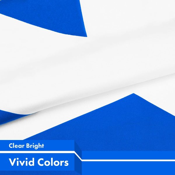 G128 Combo Pack: USA American Flag 3x5 Ft 150D Printed Stars & Scotland (Scottish) Flag 3x5 Ft 150D Printed - Image 4