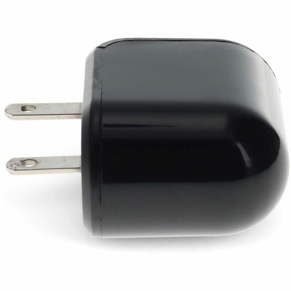 AddOn Wall Plug to USB 2.0 (A) 5V 2.4A for US Black - Image 4