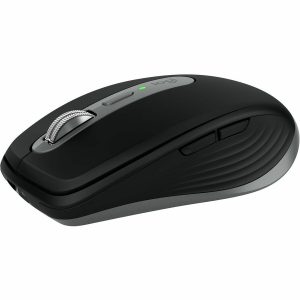 Logitech MX Anywhere 3S for Mac, Compact Wireless Bluetooth Mouse, 8K DPI Any-Surface Tracking, Quiet Clicks, USB C, Wireless Mouse for MacBook Pro, Macbook Air, iMac, iPad (Space Grey)