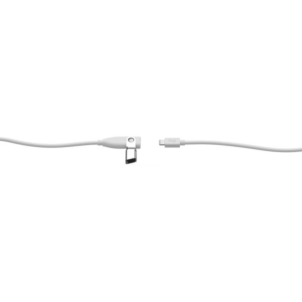Logitech Rally Mic Pod Extension Cable, 33 ft, White - Image 2