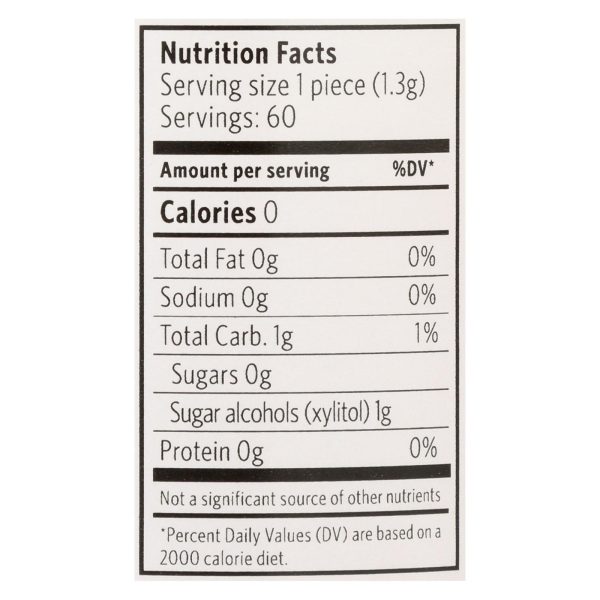 Xylichew Gum - Cinnamon - Jar - 60 Pieces - 1 Case - Image 3