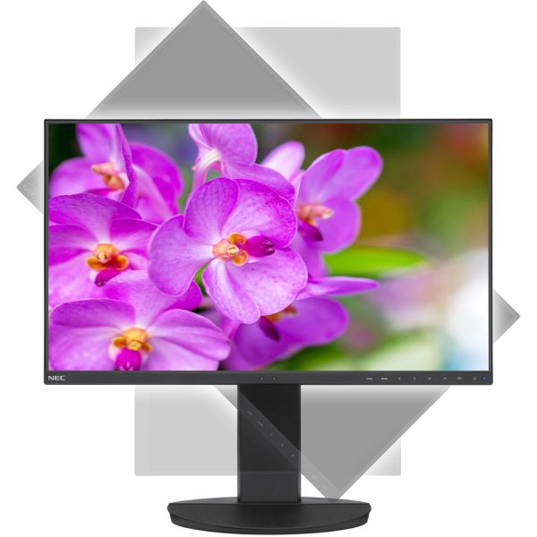 NEC Display MultiSync EA241F-BK Full HD LCD Monitor - 16:9 - Black - Image 2