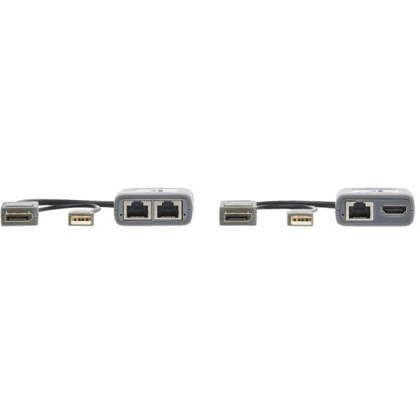 Eaton Tripp Lite Series 1-Port DisplayPort over Cat6 Extender Kit, Pigtail Transmitter/Receiver, 4K 60 Hz, HDR, 4:4:4, 230 ft. (70.1 m), TAA - Image 4