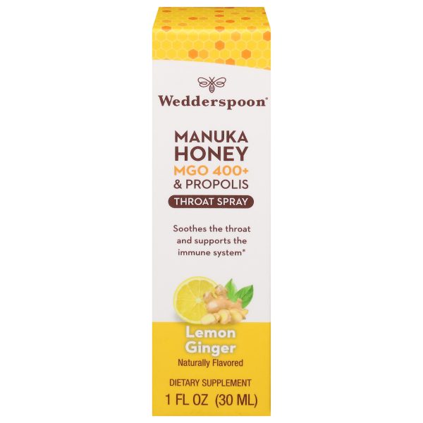 Wedderspoon - Throat Spray Lemon Ginger - EA of 1-1 FZ - Image 2