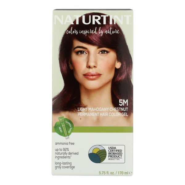 Naturtint Hair Color - Permanent - 5M - Light Mahogany Chestnut - 5.28 oz - Image 2