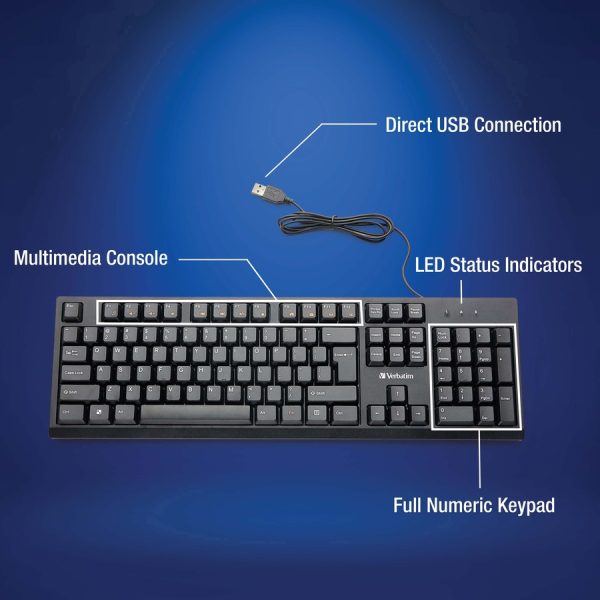 Verbatim Wired Keyboard and Mouse - Image 3