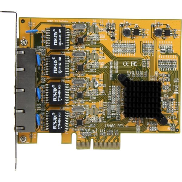 StarTech.com 4-Port PCI Express Gigabit Network Adapter Card - Quad-Port PCIe Gigabit NIC - Image 5