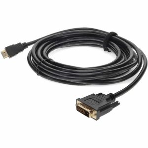10ft HDMI 1.3 Male to DVI-D Dual Link (24+1 pin) Male Black Cable For Resolution Up to 2560x1600 (WQXGA)