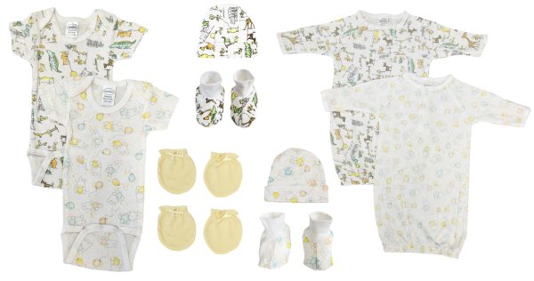 Unisex Newborn Baby 10 Pc  Sets Nc_0654