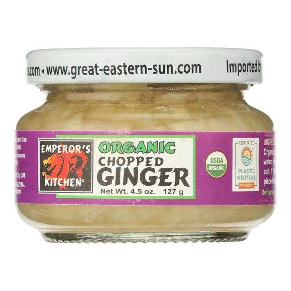 Emperors Kitchen Ginger - Organic - Chopped - 4.5 oz - case of 12 - Image 2