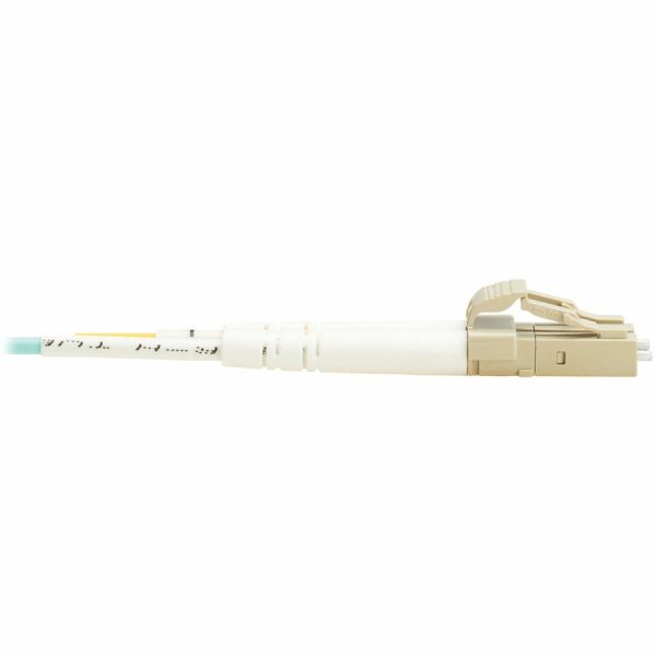 Eaton Tripp Lite Series 10Gb/40Gb/100Gb Duplex Multimode 50/125 OM4 LSZH Fiber Patch Cable (LC/LC), Aqua, 3M (9.8 ft.), TAA - Image 4