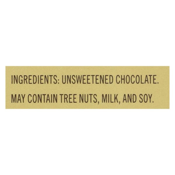 Ghirardelli Premium Baking Bar - 100% Cacao Unsweetened Chocolate - Case of 12 - 4 oz - Image 3