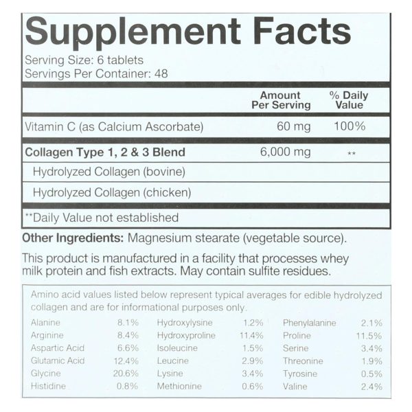Youtheory Collagen - Type 1 and 2 and 3 - 290 Tablets - Image 3