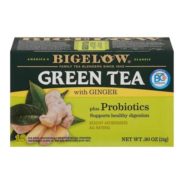 Bigelow Tea Green Tea With Ginger - Case of 6 - 18 BAG - Image 3