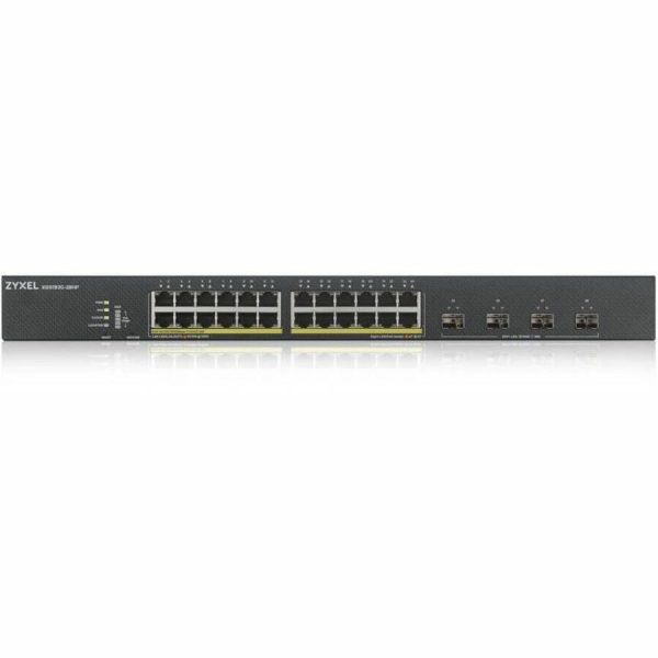 ZYXEL XGS1930-28HP 24-Port Gigabit Smart Nebula Cloud Managed PoE Switch | 24 PoE+ Ports at 375W with 4 SFP+ 10G Uplinks - Image 2