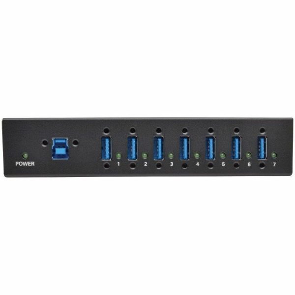 Eaton Tripp Lite Series 7-Port Industrial-Grade USB 3.x (5Gbps) Hub - 20 kV ESD Immunity, Metal Housing, Mountable - Image 4